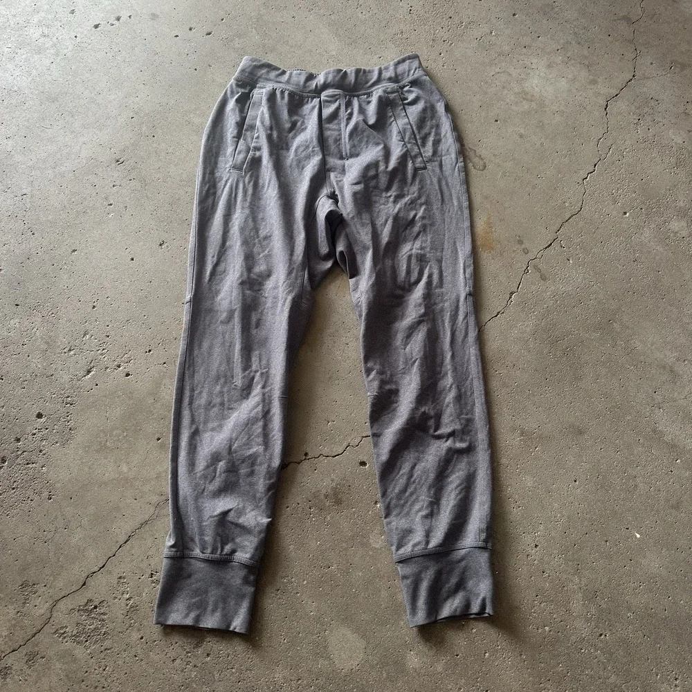 Lululemon Pants Mens Medium Gray Jogger Sweatpants Elastic Drawstring Athletic